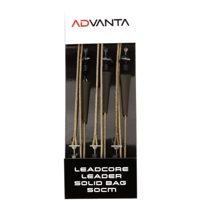 Advanta Leadcore Leader Solid Bag 50cm - Pack of 3