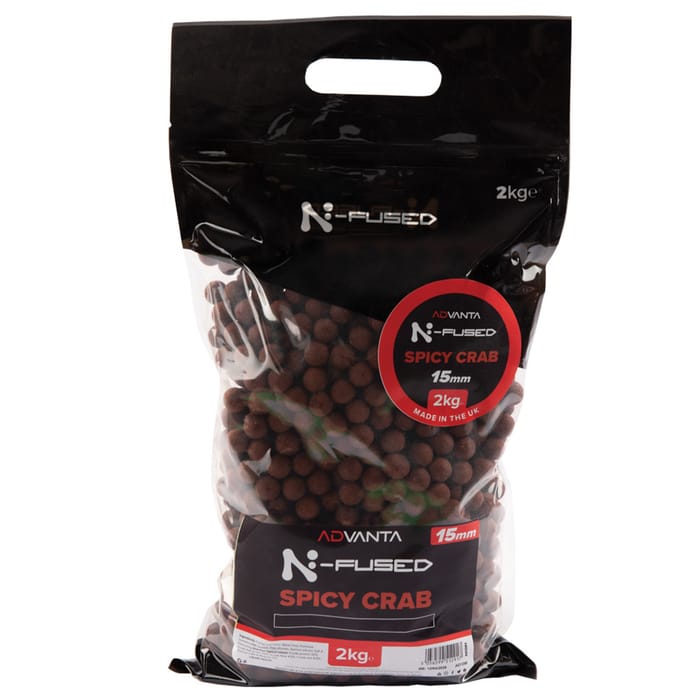 Advanta N-Fused Spicy Crab Shelf Life Fishing Boilies 2