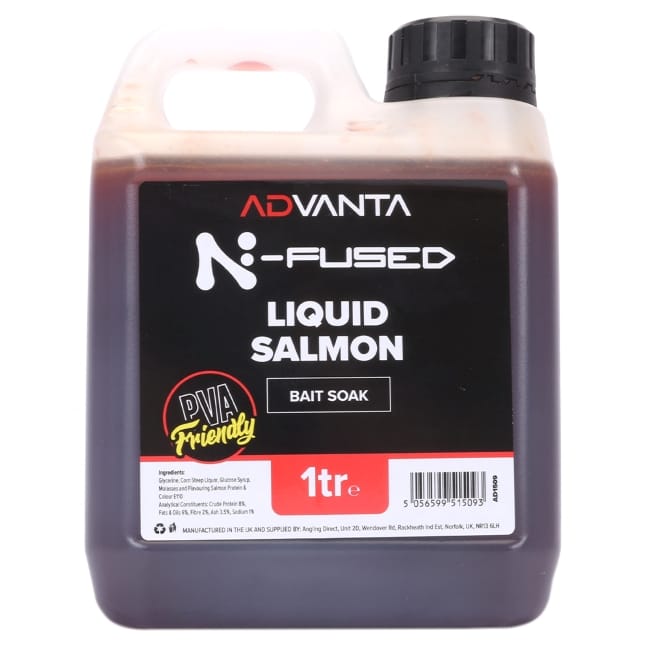 Advanta N-Fused Salmon Slicker Oil Bait Soak 1L