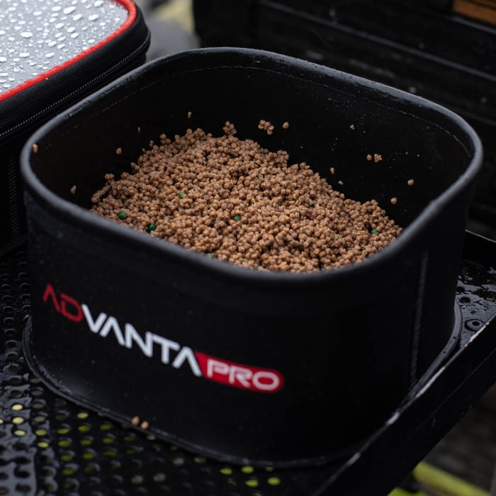 Advanta Pro EVA Square Ground Bait Bowl Set Of 4 In Use 10