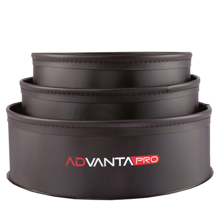 Advanta Pro EVA Round Ground Bait Bowl & Riddle Set Of 3 1