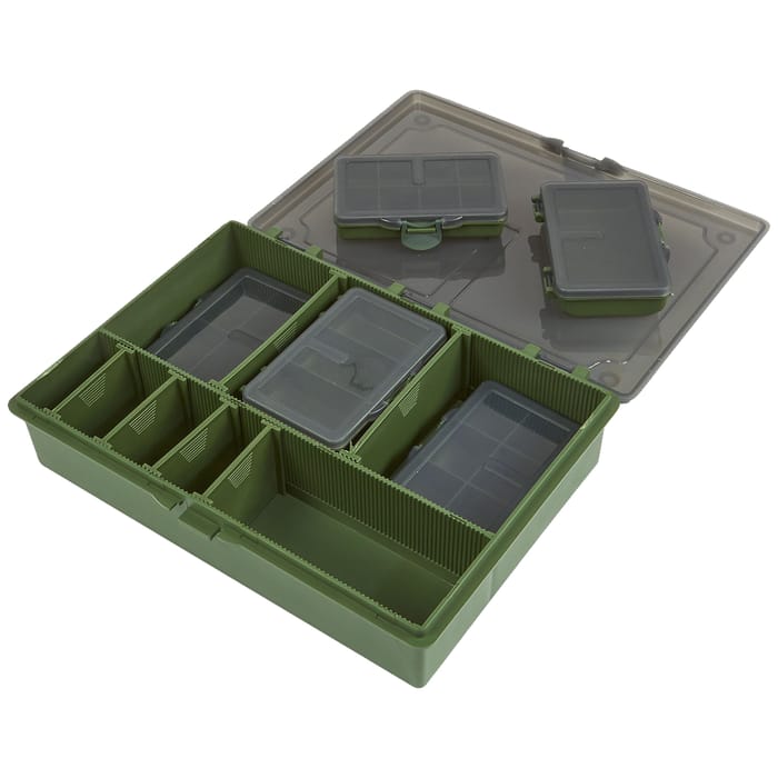 Advanta Protector Carp Tackle Box System Medium Open