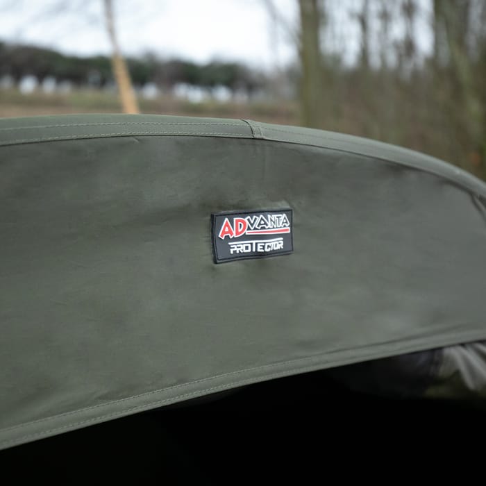 Advanta Protector MZ Fishing Bivvy 1 Man Wrap Logo Detail