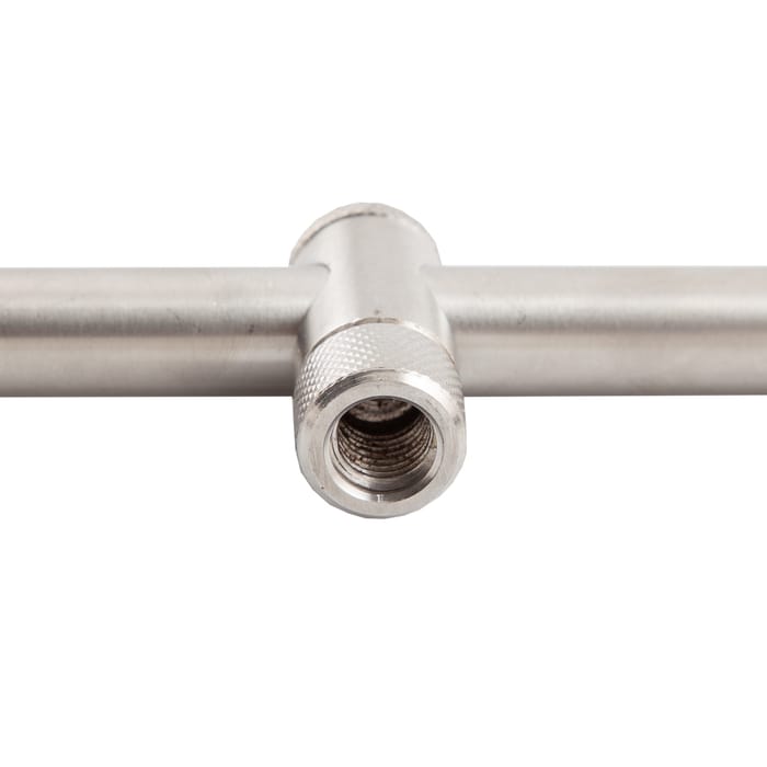 Advanta Stainless Steel Adjustable Fishing Buzz Bar, Size: 3 Rod, Length: 10 Inch 3