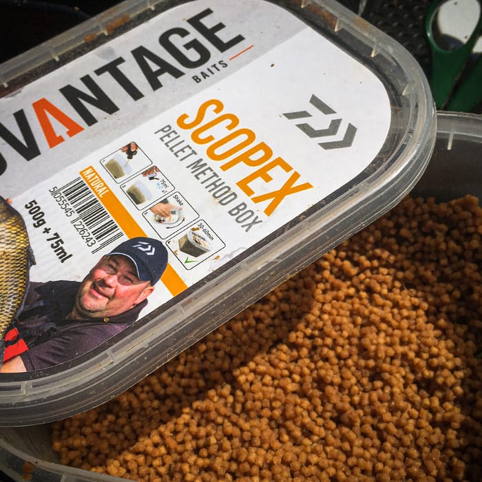 Daiwa Advantage Baits Natural Scopex Method Box 