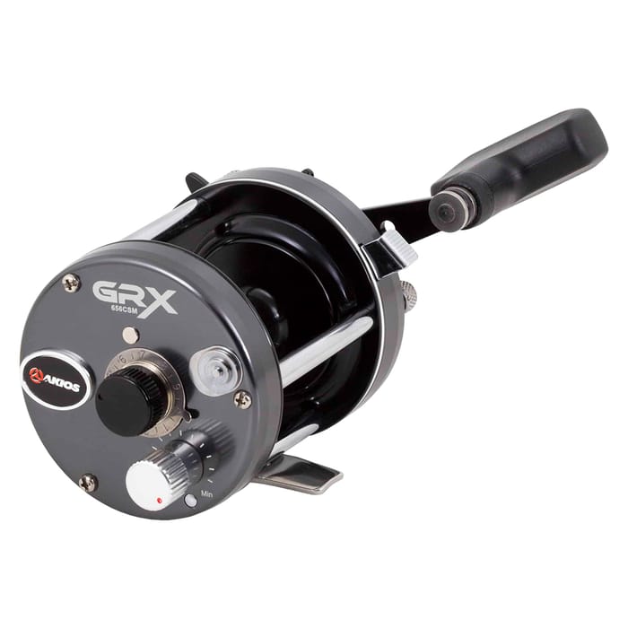 Akios S-Line 656 CSM GRX Multiplier Reel - Gunsmoke Grey