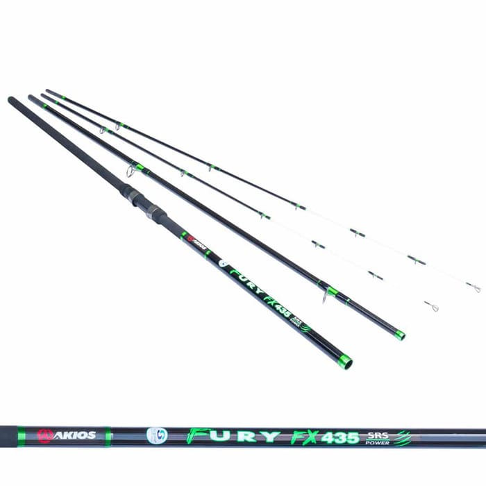 Akios Fury FX435 SRS TT Twin Tipped Continental Rod