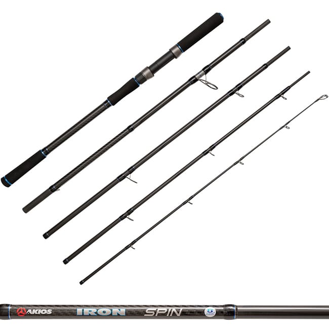 Akios IronSpin Long Cast Travel Lure Rod