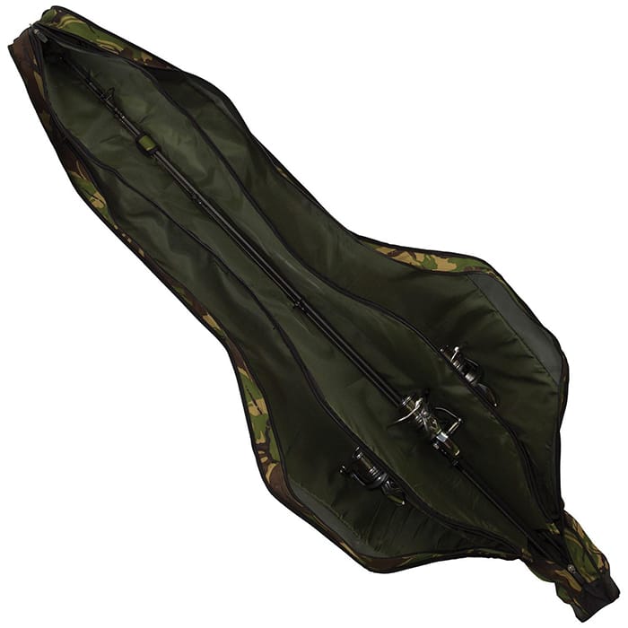 Aqua DPM Tristar 12ft 3 Rod Fishing Holdall Open