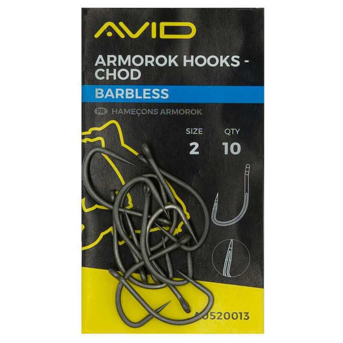 Avid Carp Armorok Chod Hooks - Barbless 1