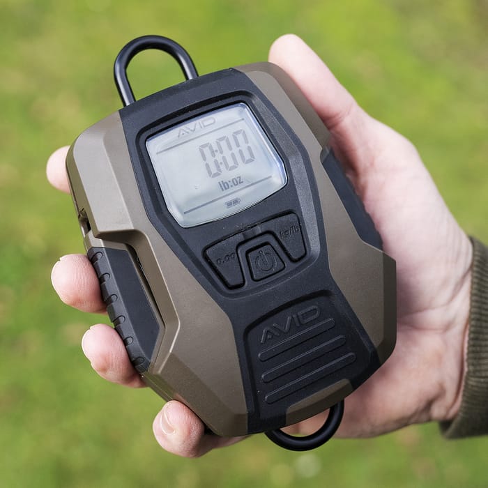 Avid Carp Digital Scales In Hand