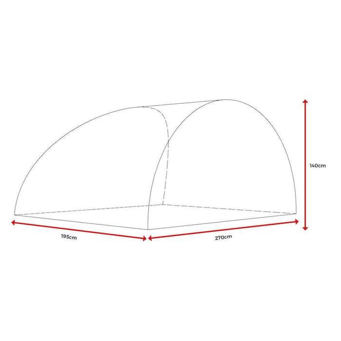 Avid Carp Exo+ Bivvy Dimensions