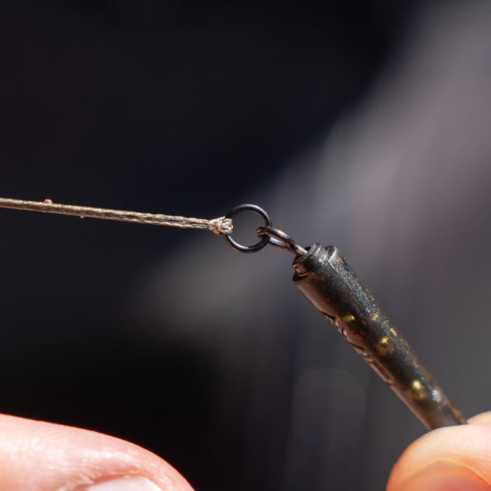 Avid Carp Outline FleckTone Short Bag Stem - Ring Swivel