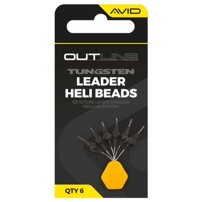 Avid Carp Outline Tungsten Leader Heli Beads