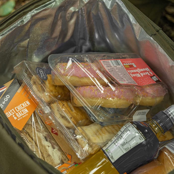 Avid Carp RVS Cool Bag Large In Use Example