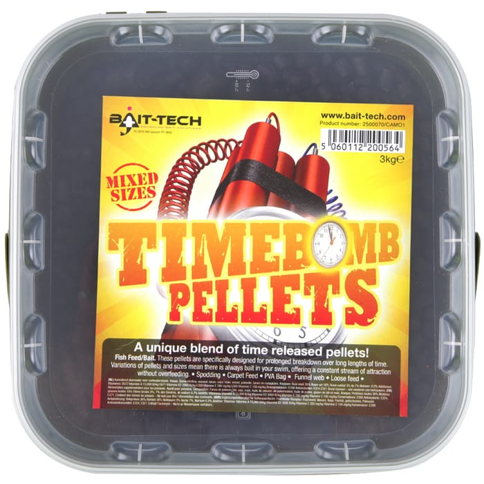 Bait-Tech Camo Buckets Time Bomb Pellets