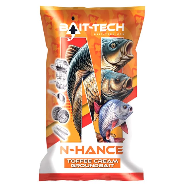 Bait-Tech N-Hance Toffee Cream Groundbait 1kg