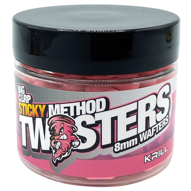 Bait-Tech Sticky Method Twisters 8mm Wafters Krill