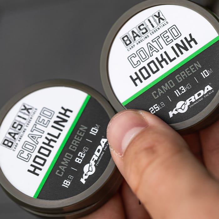 Korda Basix Braided and Coated Hooklink 10m 2