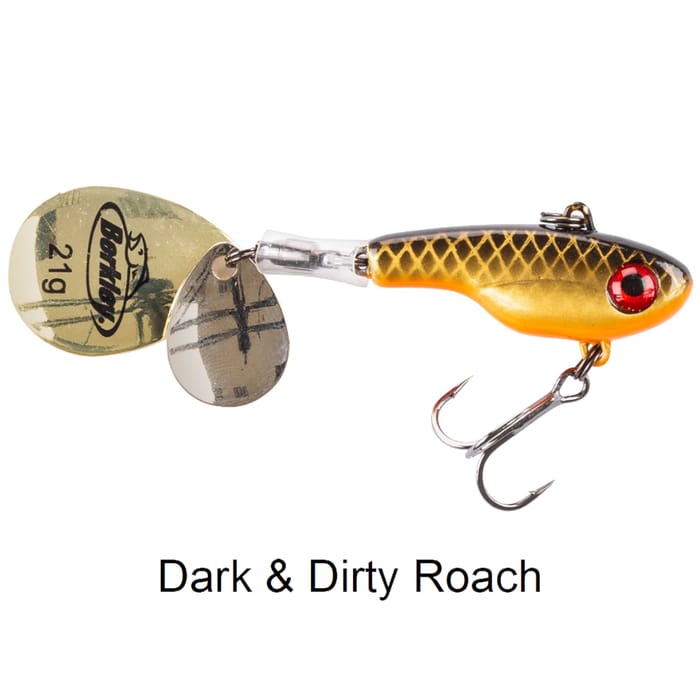 Berkley Pulse Spintail Lure 14g Dark & Dirty Roach