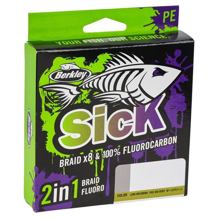 Berkley Sick 2 In 1 Braid 150m Fluoro 50m 5