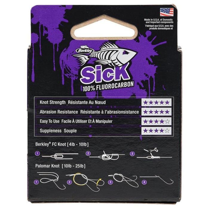 Berkley Sick Clear Flourocarbon Leader 50m 3