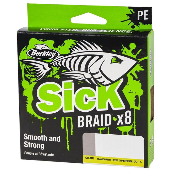 Berkley Sick Hi-Vis Yellow Braid 150m 4