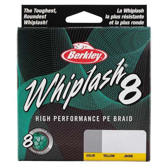 Berkley Whiplash 8 Yellow Fishing Braid 300m 1
