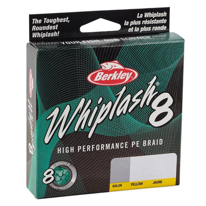 Berkley Whiplash 8 Yellow Fishing Braid 300m 3