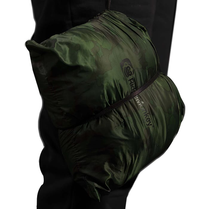 RidgeMonkey APEarel Dropback K2XP Compact Fishing Coat Camo Packed Away