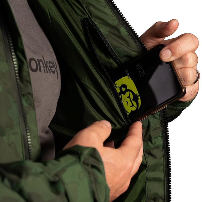 RidgeMonkey APEarel Dropback K2XP Waterproof Fishing Coat Camo Inside Pocket