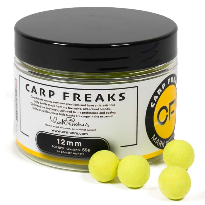 CC Moore Carp Freaks Yellow Pop Ups 12mm