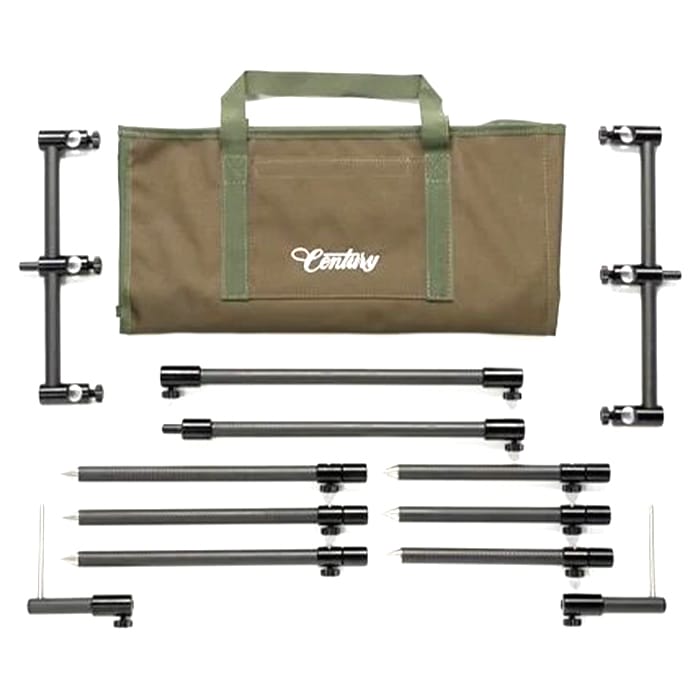 Century Carbon Stealth Fishing Rod Pod Kit