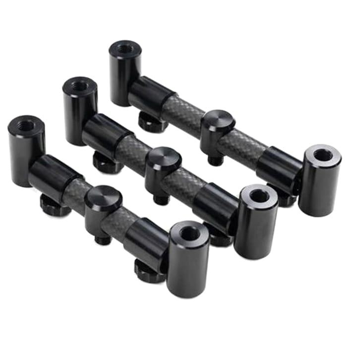 Century Carbon Stealth Chunky Adjustable 2 Rod Fishing Buzz Bars