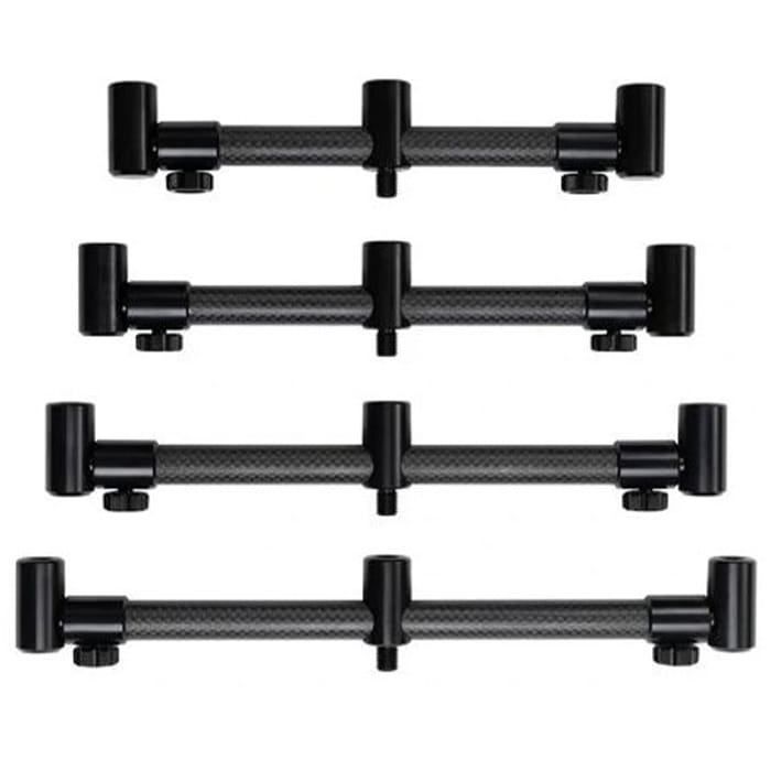 Century Carbon Stealth Chunky Adjustable 3 Rod Fishing Buzz Bars 2