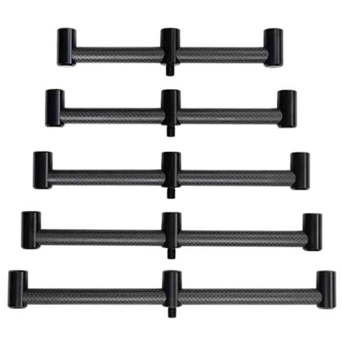 Century Carbon Stealth Chunky Fixed 3 Rod Fishing Buzz Bars