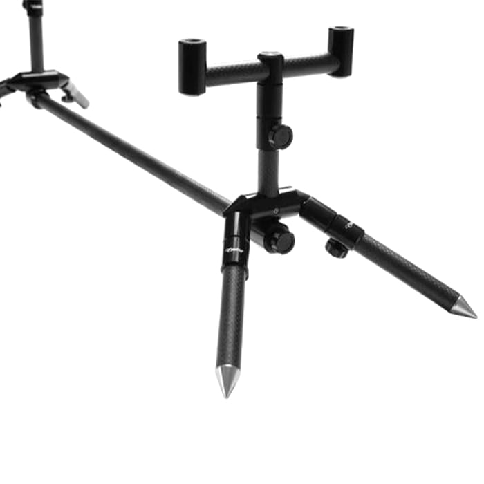 Century Close Quarter Carbon Compact Fishing Rod Pod Close Up 2