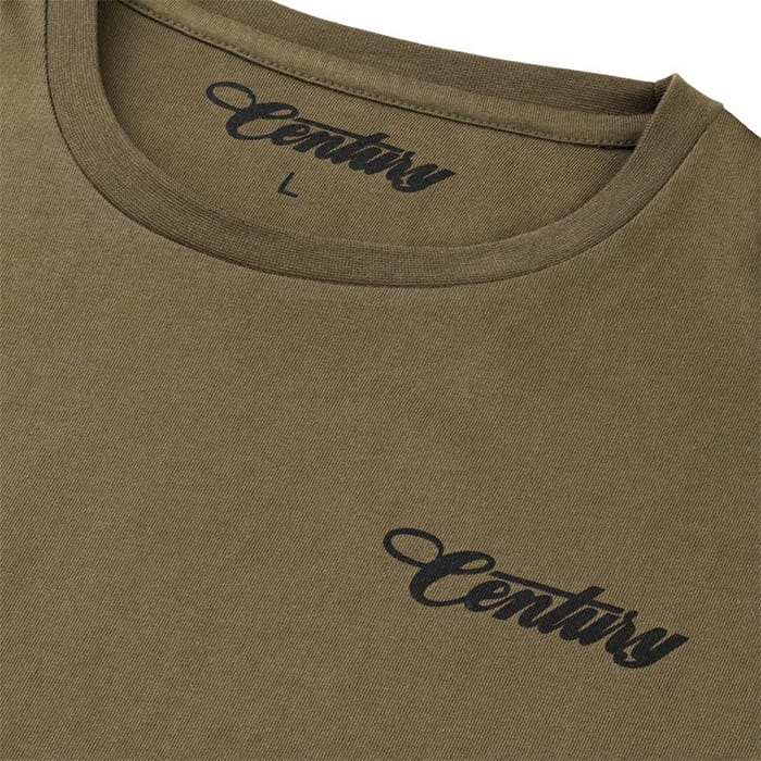 Century Forge Green Fishing T-Shirt Close Up 1