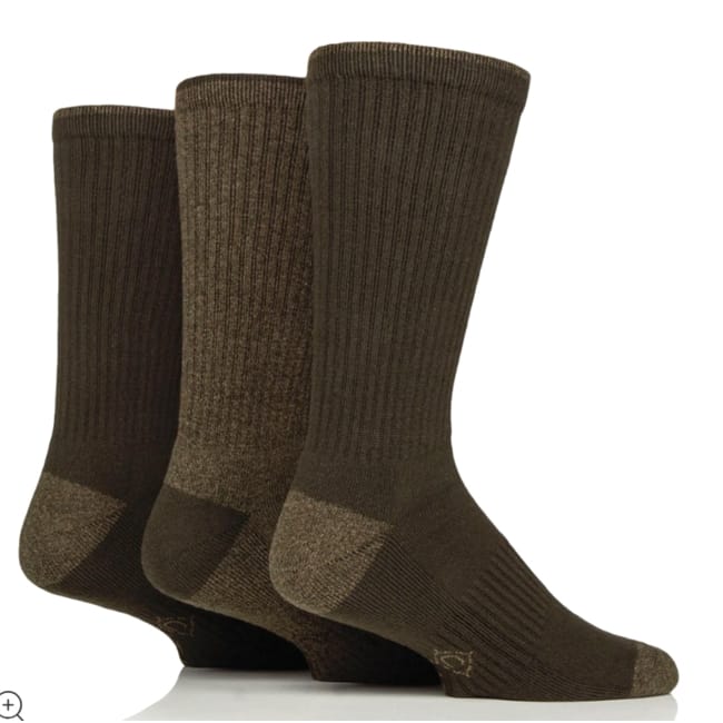 Country Pursuit Water Repellent Socks Green- 3 pack