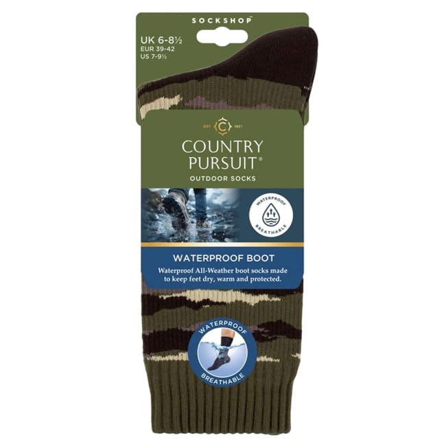 Country Pursuits Waterproof Socks - Camo