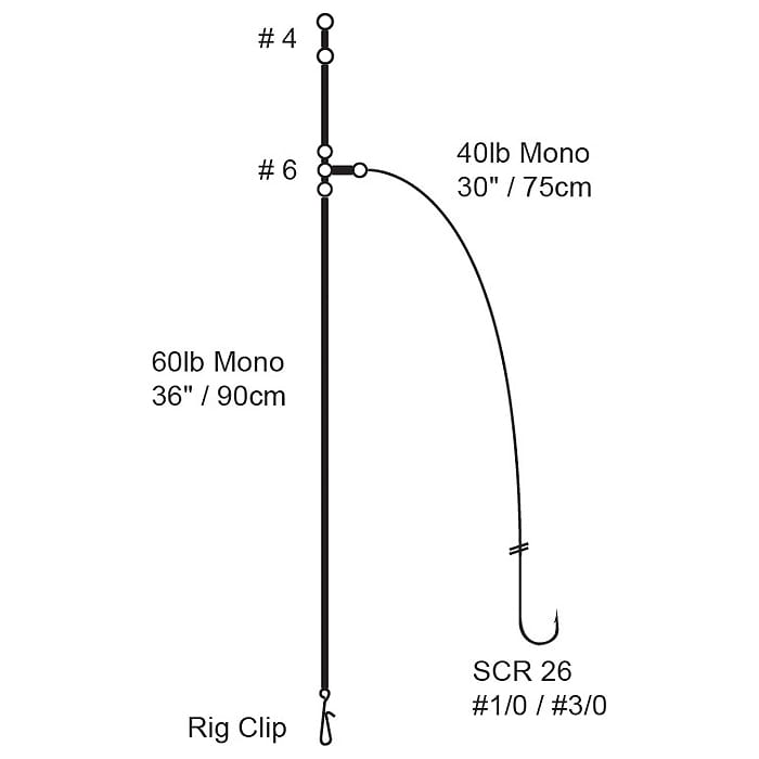 Cox & Rawle Bass Estuary Distance Rig