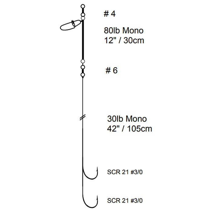 Cox & Rawle Boat Pennel Rig
