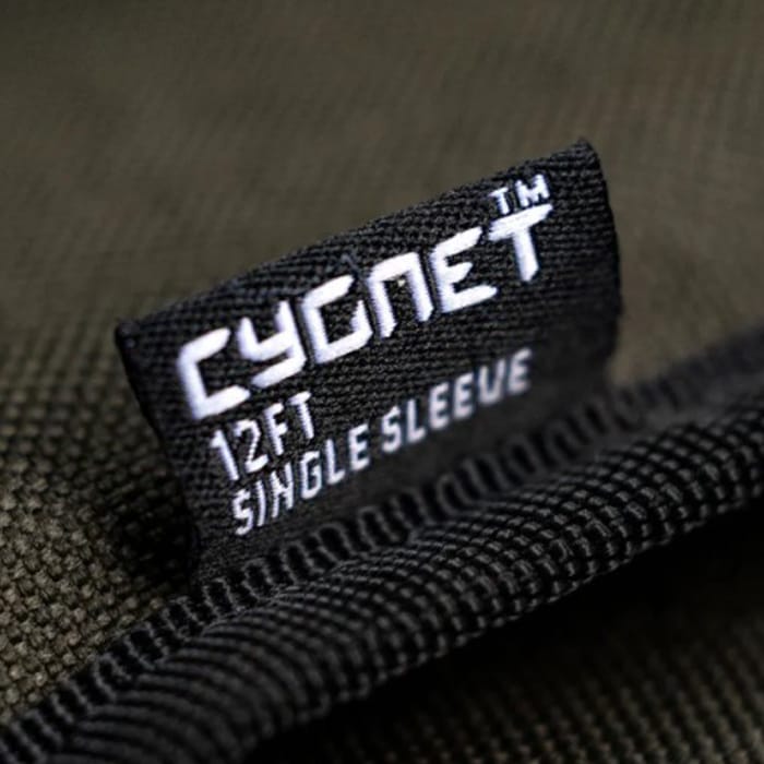Cygnet 12ft Single Fishing Rod Sleeve Close Up Logo
