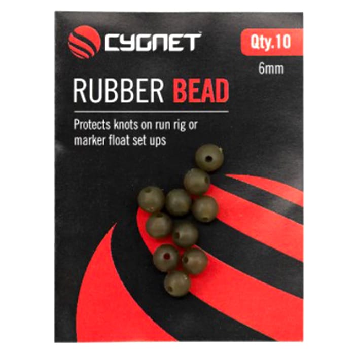 Cygnet Rubber Fishing Bead 6mm