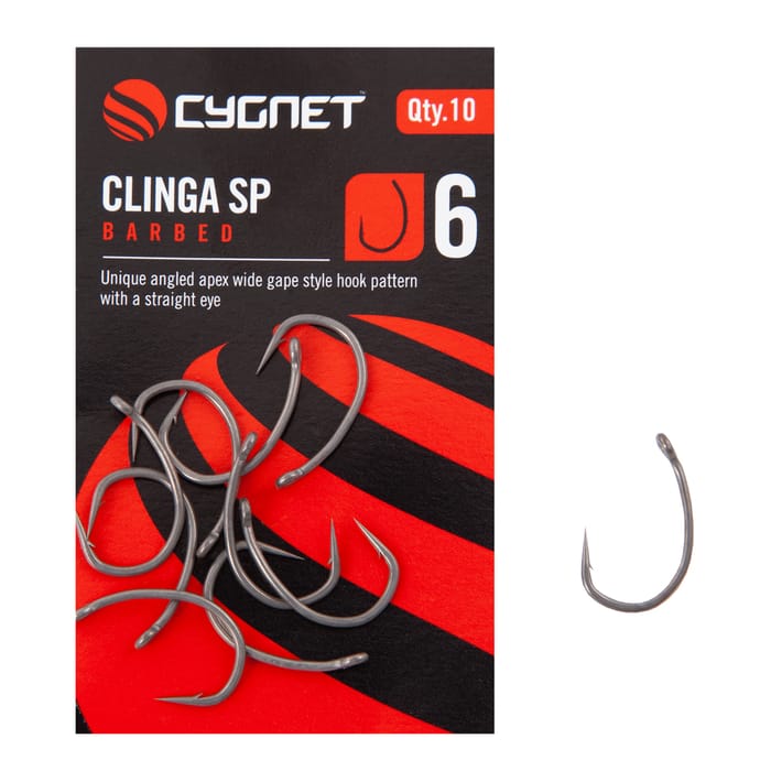 Cygnet Clinga SP Barbed Fishing Hooks 3