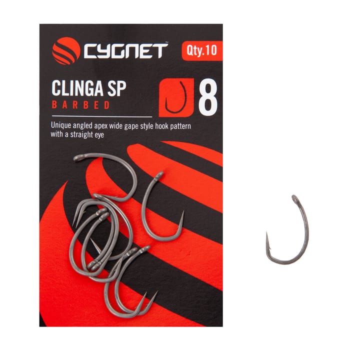 Cygnet Clinga SP Barbed Fishing Hooks 4