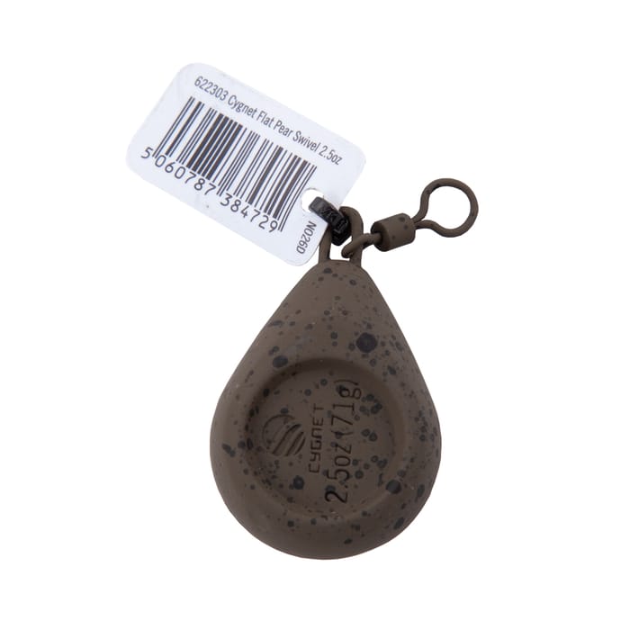 Cygnet Flat Pear Swivel Fishing Leads 11