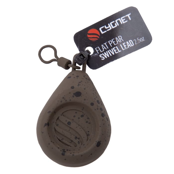 Cygnet Flat Pear Swivel Fishing Leads 10