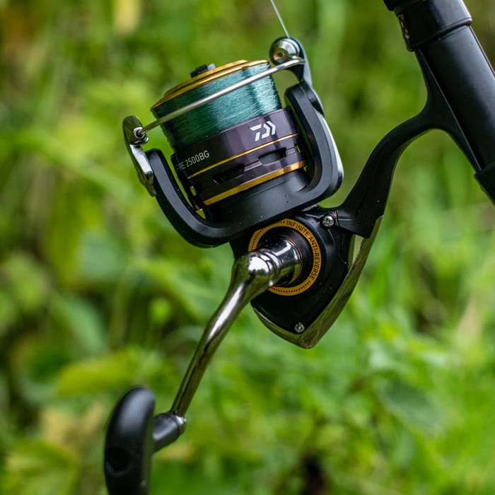 Daiwa 20 Crossfire Reel Black Gold In Use 3
