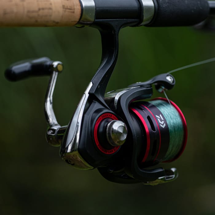 Daiwa 20 Crossfire Reel Black Red In Use 2